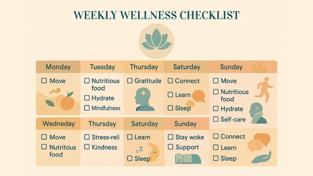 Weekly Wellness Checklist